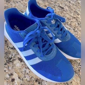 Ladies royal blue Adidas shoes